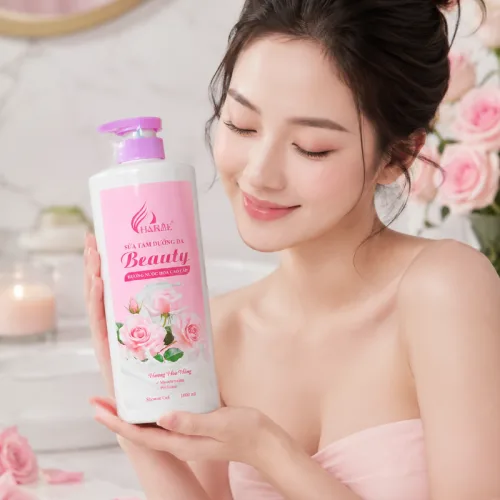 Sữa Tắm Charme Beauty Hương Hoa Hồng 1000ml