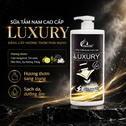 Sữa Tắm Charme Hương Nước Hoa Luxury 1000ml - Sữa Tắm Nam Cao Cấp