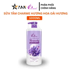 Sữa Tắm Charme Beauty Hương Hoa Oải Hương 1000ml