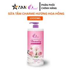 Sữa Tắm Charme Beauty Hương Hoa Hồng 1000ml