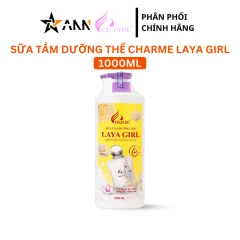 Sữa Tắm Dưỡng Thể Charme Laya Girl 1000ml - Sữa Tắm Hương Nước Hoa Pháp Cao Cấp Charme