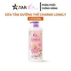 Sữa Tắm Dưỡng Thể Charme Lonely 1000ml - Sữa Tắm Hương Nước Hoa Pháp Cao Cấp Charme