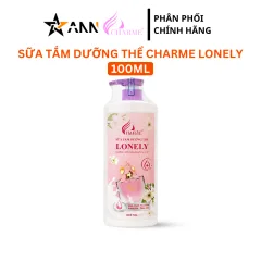 Sữa Tắm Dưỡng Thể Charme Lonely 100ml - Sữa Tắm Hương Nước Hoa Pháp Cao Cấp Charme