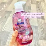 Sữa Tắm Gội Toàn Thân Cho Bé  Dnee Organic Màu Hồng 380ml