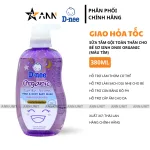 Sữa Tắm Gội Toàn Thân Cho Bé Sơ Sinh Dnee Organic Màu Tím 380ml