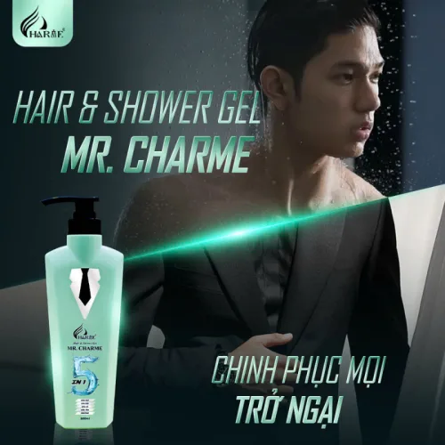 Sữa Tắm Gội Toàn Thân Mr Charme 5 In 1 Cho Nam 500ml