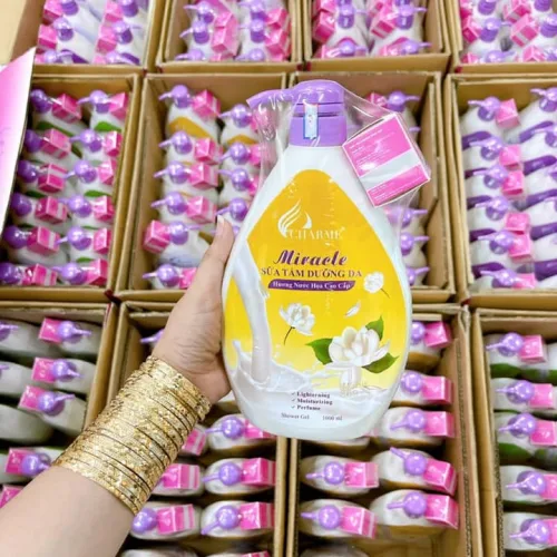 Sữa Tắm Nước Hoa Charme Miracle 1000ml Hương Hoa Nhài