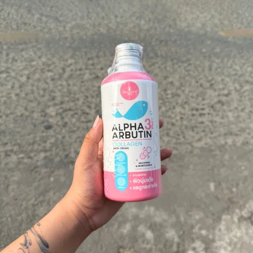 Sữa Tắm Trắng Da Alpha Arbutin 3Plus+ Precious Skin Collagen Bath Cream 350ml - Phiên Bản Mới