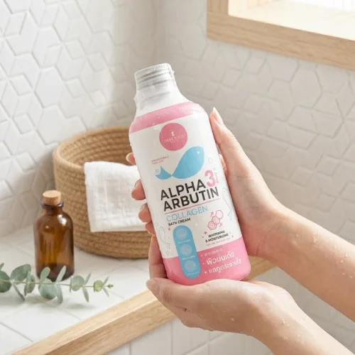 Sữa Tắm Trắng Da Alpha Arbutin 3Plus+ Precious Skin Collagen Bath Cream 350ml - Phiên Bản Mới