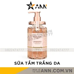 Sữa Tắm Trắng Da Cánh Hoa Hồng Weilaiya Damask 450ml Chính Hãng