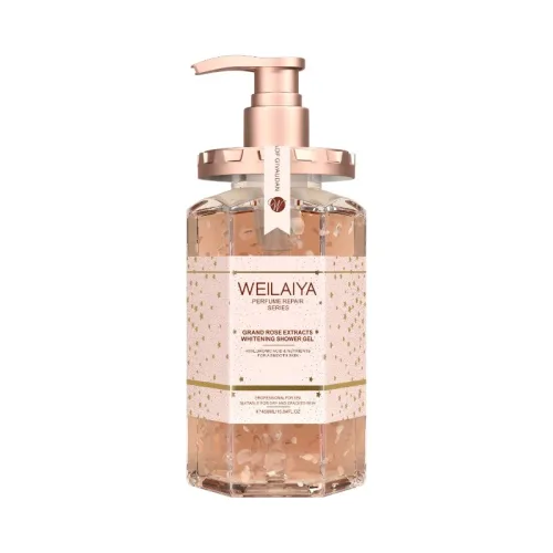 Sữa Tắm Trắng Da Cánh Hoa Hồng Weilaiya Damask 450ml Chính Hãng