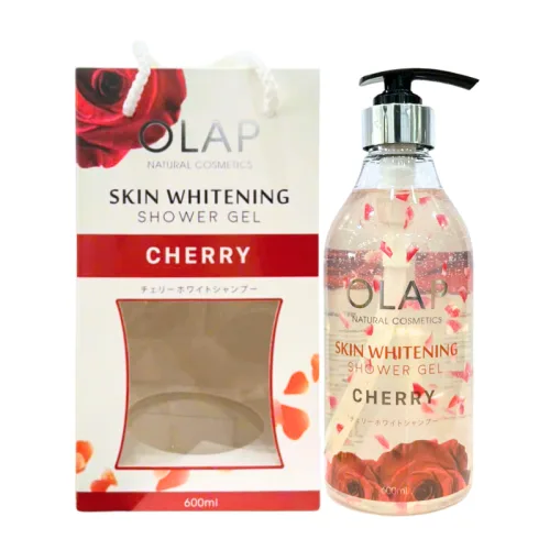 Sữa Tắm Trắng Da Olap Cherry Màu Đỏ 600ml