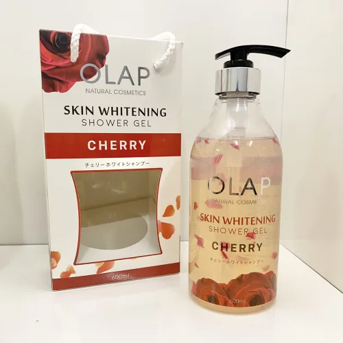 Sữa Tắm Trắng Da Olap Cherry Màu Đỏ 600ml