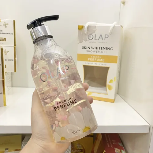 Sữa Tắm Trắng Da Olap Western Orchid Màu Vàng Cánh Hồng 600ml
