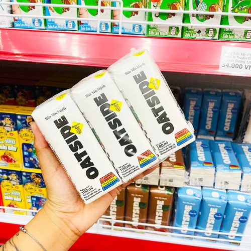 Sữa Yến Mạch Vị Nguyên Bản Oatside Lốc 3 Hộp (180ml/Hộp)