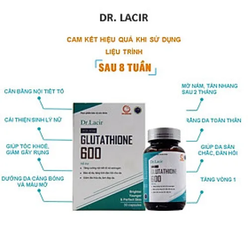 Sử dụng viên uống trắng da Dr Lacir để có một làn da đẹp và yêu da mỗi ngày