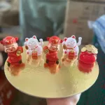 TƯỢNG NHỰA THẦN TÀI - MÈO - HỦ VÀNG