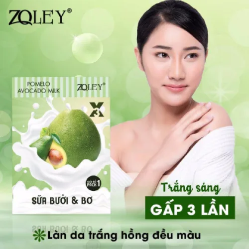 Tắm trắng Bưởi và Bơ Zoley là giải pháp tối ưu nhất cho bạn nữ nếu muốn có làn da trắng mịn