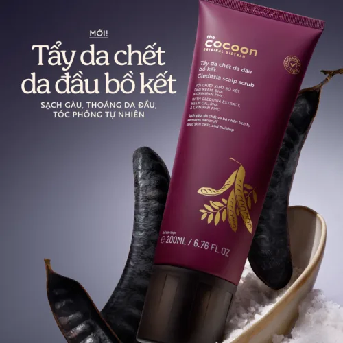 Tẩy Da Chết Da Đầu Cocoon Chiết Xuất Bồ Kết 200ml