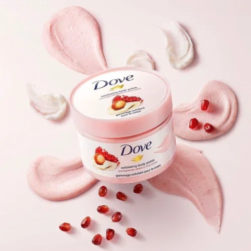 Tẩy Tế Bào Chết Body Dove Smoothie Renewal Exfoliator Hương Lựu Đỏ 298g