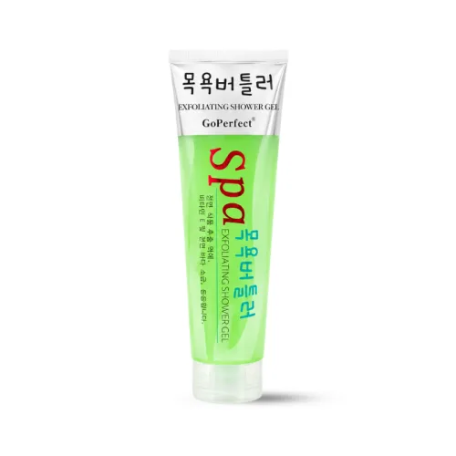 Tẩy Tế Bào Chết Body Spa Exfoliating Shower Gel GoPerfect Bản Trung Màu Xanh Lá 300ml