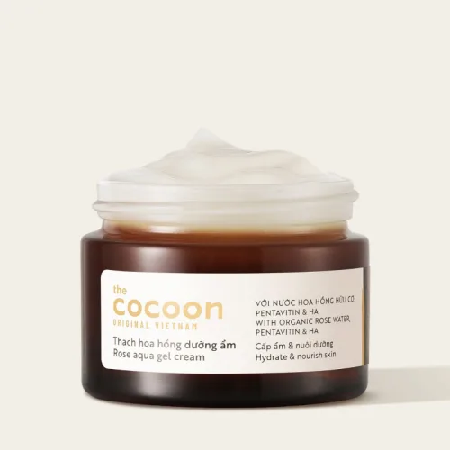 Thạch Hoa Hồng Cocoon Rose Aqua Gel Cream Giúp Dưỡng Ẩm Da 30ml