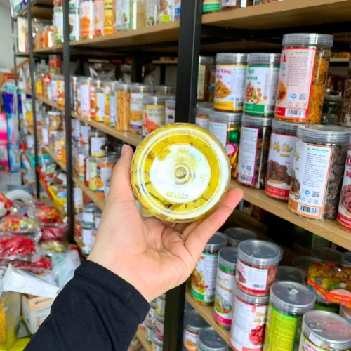 Thơm Sấy Muối Ớt Thơm Ngon 300g Hộp