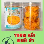 Thơm Sấy Muối Ớt Thơm Ngon 300g Hộp