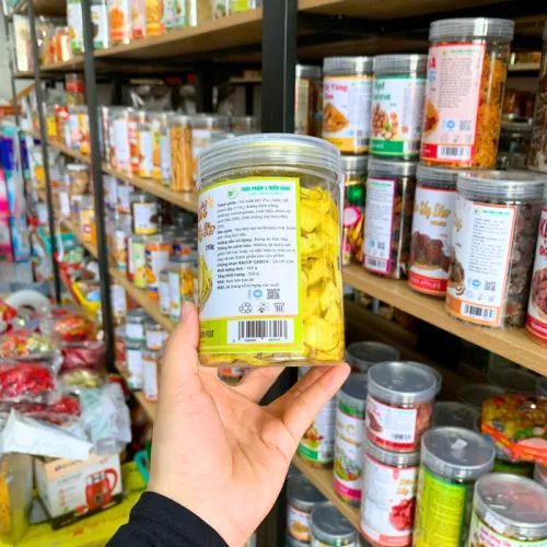 Thơm Sấy Muối Ớt Thơm Ngon 300g Hộp