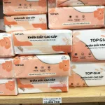 Thùng 16 Gói Khăn Ăn Top Gia - Khăn Giấy Ăn Sắc Hạ 240 tờ x 4 lớp