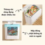 Thùng Rác Treo Tường - Thùng Rác Treo Cánh Tủ Bếp Dán Trên Tường Cho Phòng Tắm Nhà Vệ Sinh 16x26.5x29cm