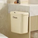 Thùng Rác Treo Tường - Thùng Rác Treo Cánh Tủ Bếp Dán Trên Tường Cho Phòng Tắm Nhà Vệ Sinh 16x26.5x29cm