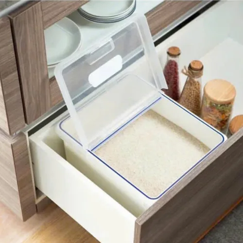 Thùng Đựng Gạo Inochi 12Kg - Thùng Đựng Gạo Chống Côn Trùng Bụi Bẩn Kèm Cốc
