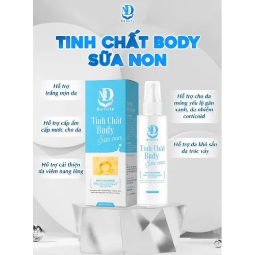 Tinh Chất Body Sữa Non Niacinamide MD Beauty 180ml