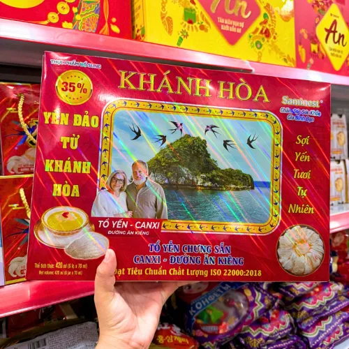 Tổ Yến Chưng Đường Ăn Kiêng Khánh Hòa Saminest 35% Set 6 Hủ