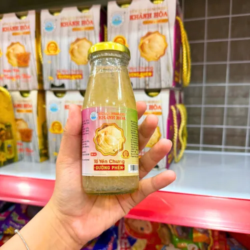Tổ Yến Chưng Đường Phèn Suminest Khánh Hòa Lốc 4 Chai 180ml Nước Yến