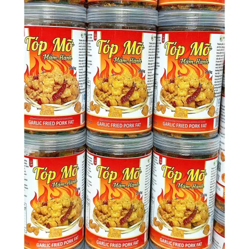 Tóp Mỡ Mắm Hành Thơm Ngon 250g Hộp Pet