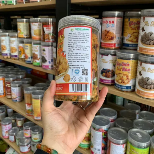 Tóp Mỡ Mắm Hành Thơm Ngon 250g Hộp Pet