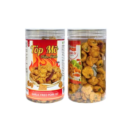 Tóp Mỡ Mắm Hành Thơm Ngon 250g Hộp Pet
