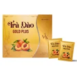 Trà Đào Gold Plus Đông Anh Hộp 15 Gói x 5g