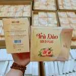 Trà Đào Gold Plus Đông Anh Hộp 15 Gói x 5g