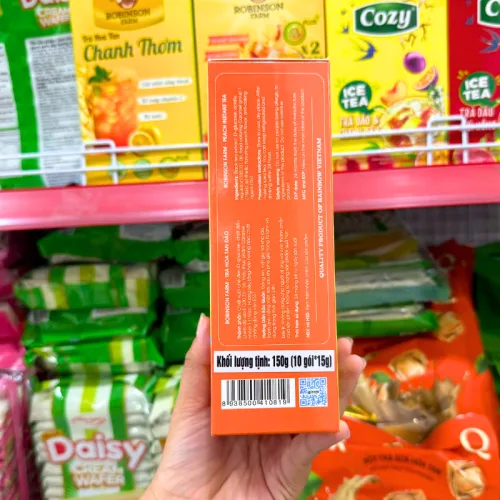 Trà Hoà Tan Robinson Farm Vị Đào Donut 150g