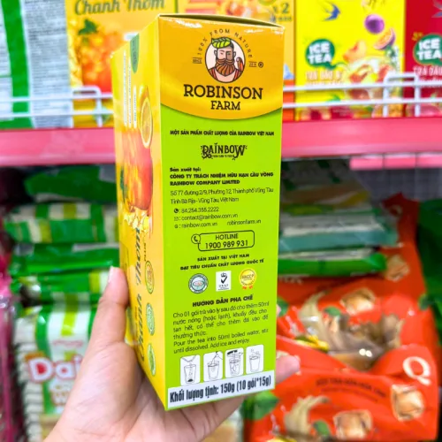 Trà Hoà Tan Robinson Farm Vị Chanh Thơm 150g