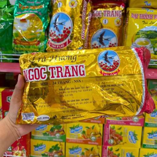Trà Ngọc Trang B'LAO Bịch Vàng Lớn 400g