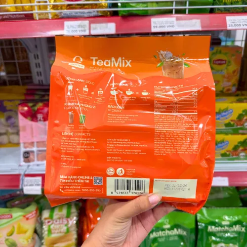 Trà Sữa Hòa Tan Trần Quang 24 Gói 480g - Phiên Bản Mới