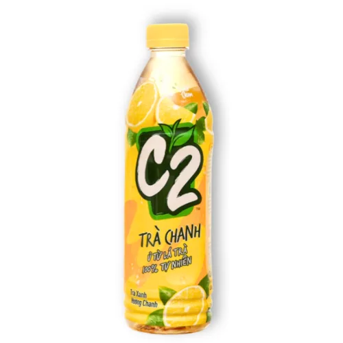 Trà Xanh C2 Hương Chanh Chai Lớn 455ml