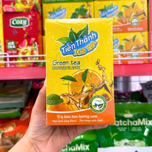 Trà Xanh Hoà Tan Tiến Thành Hương Cam 240g