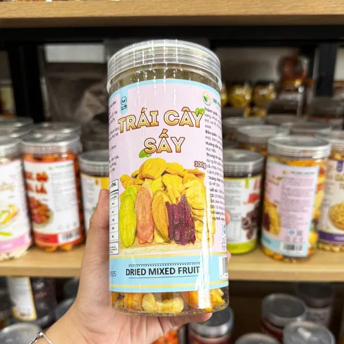 Trái Cây Sấy Thơm Ngon 300g - Hộp Pet
