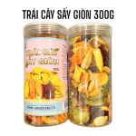 Trái Cây Thập Cẩm Sấy Giòn Thơm Ngon 300g Hộp