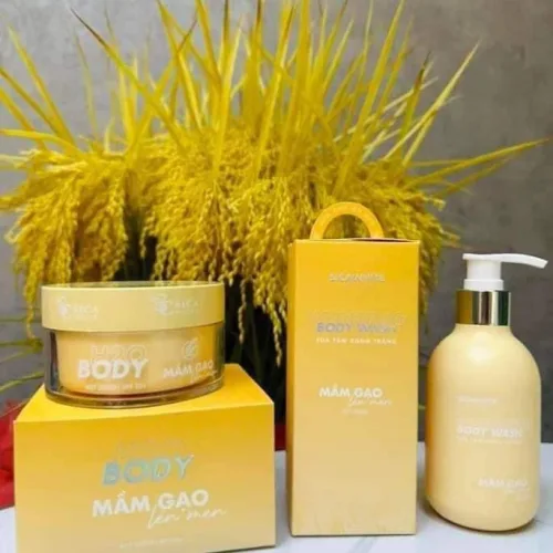 Trắng bật tông với Combo Mầm Gạo Lên Men